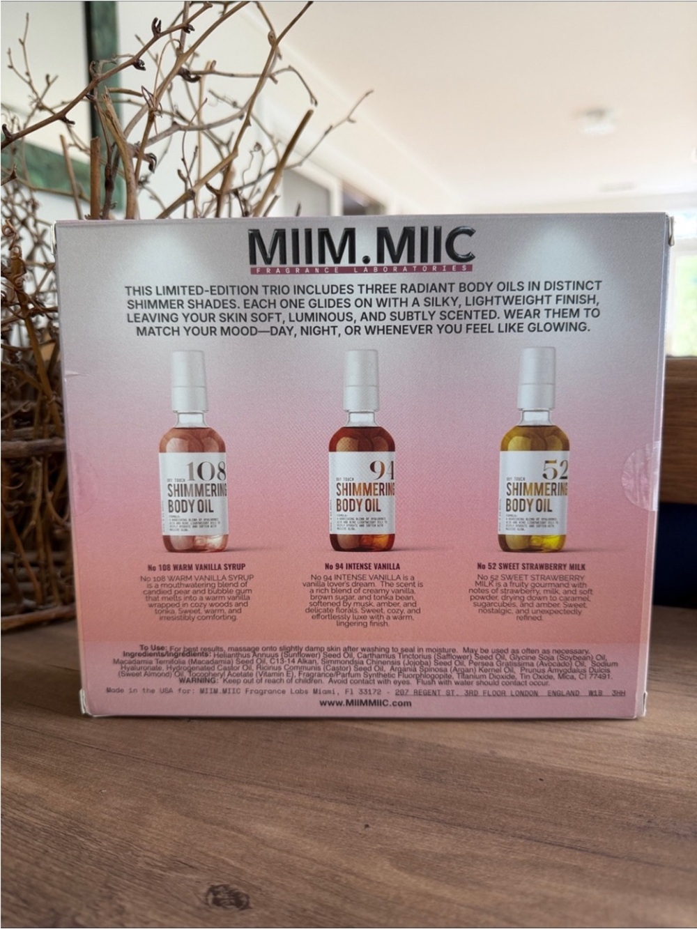 The Glow Edit Shimmer Oil Collection — Pink - Picture 2 of 2